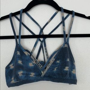 Chaser strappy tie dye bralette